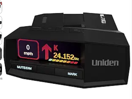 Uniden R8W (new Model) Extreme Long Range Laser/Radar Detector, 360° Awareness, Directional Arrows, Wi-Fi, Bluetooth, GPS, Real-Time Voice Alerts, Red Light & Speed Camera Alerts, R/TACH App