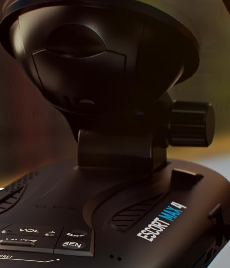 Escort MAX 4 Radar Detector – 2X The Filtering Accuracy, AutoLearn Intelligence, Advanced Detection Range, Built-in GPS and Bluetooth Connectivity, Apple CarPlay and Android Auto Compatible